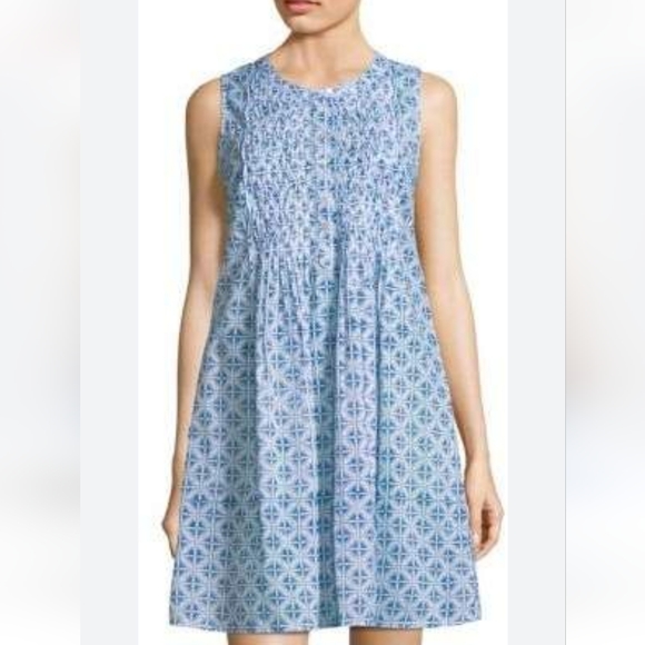 Roberta Roller Rabbit Isola Printed Fit-and-Flare Dress Medium - Picture 9 of 9